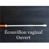 Écouvillon vaginal avec tube de protection pour frottis