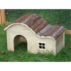 Maison en bois pour cochon d’inde
