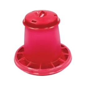 Mangeoire poule cylindrique à trémie