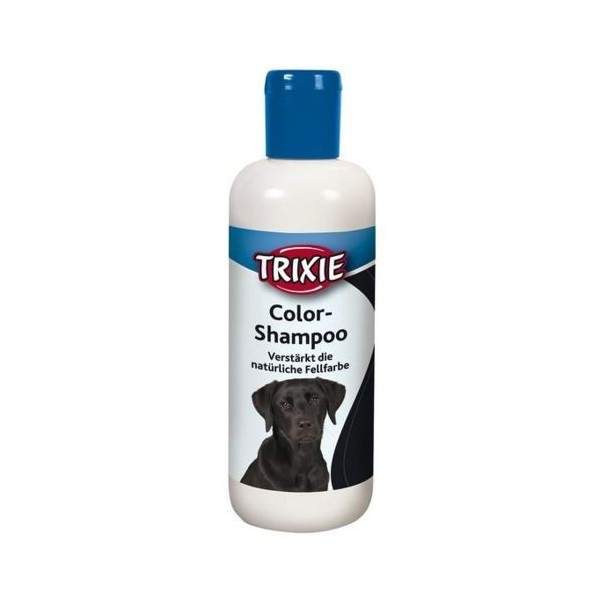 Shampooing couleur poils noir pour chien 