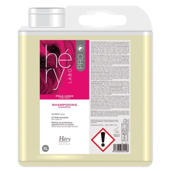 Shampoing poils longs Hery pour chien